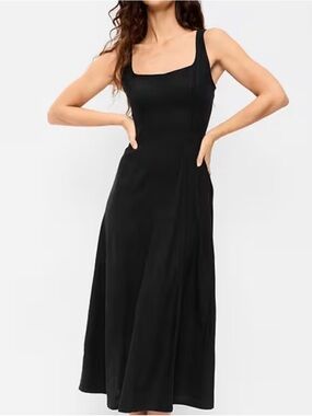 chinese dress ladies Casual High Waist Loose Women Linen Dress  Old Linen Mill